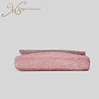 mini pink rhinestone bag