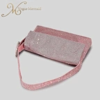 pink rhinestone bag